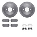 Dynamic Friction Co 6312-67095, Rotors with 3000 Series Ceramic Brake Pads includes Hardware 6312-67095
